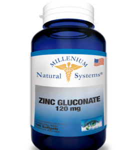 ZINC GLUCONATE 120 MG X 100 SOFTGELS SYSTEMS