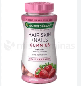 HAIR SKIN AND NAILS 80 GUMMIES NATUREÕS BOUNTY