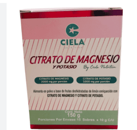 SACHET CITRATO MAGNESIO Y POTASIO CIELA