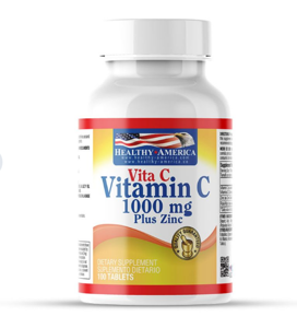 VITAMINA C 1000MG W ZINC 100T