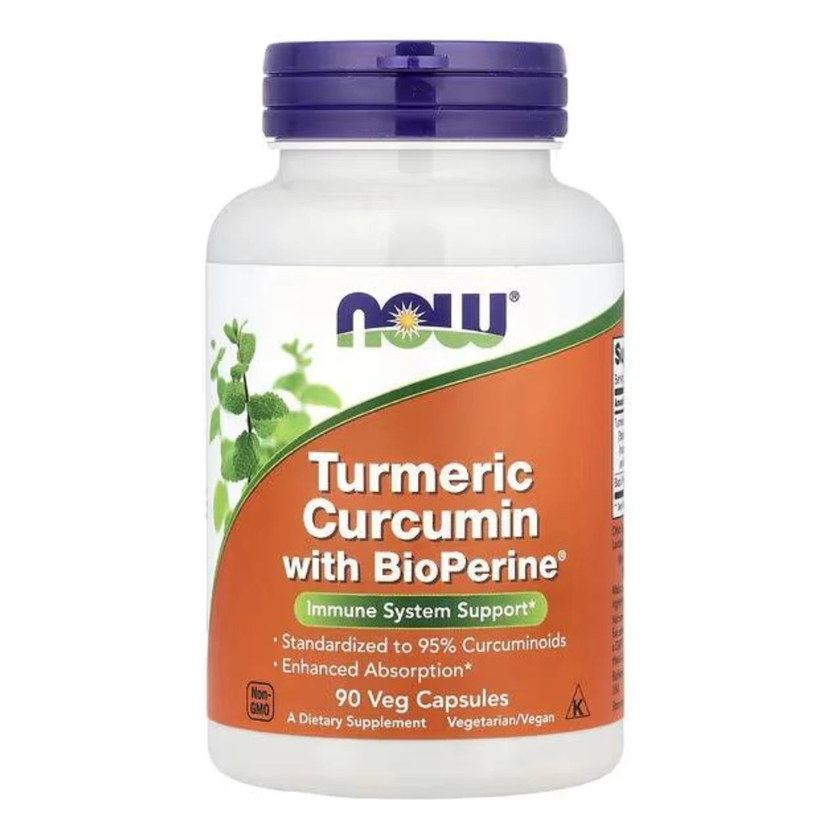 Turmeric Curcuma 90 caps NOW