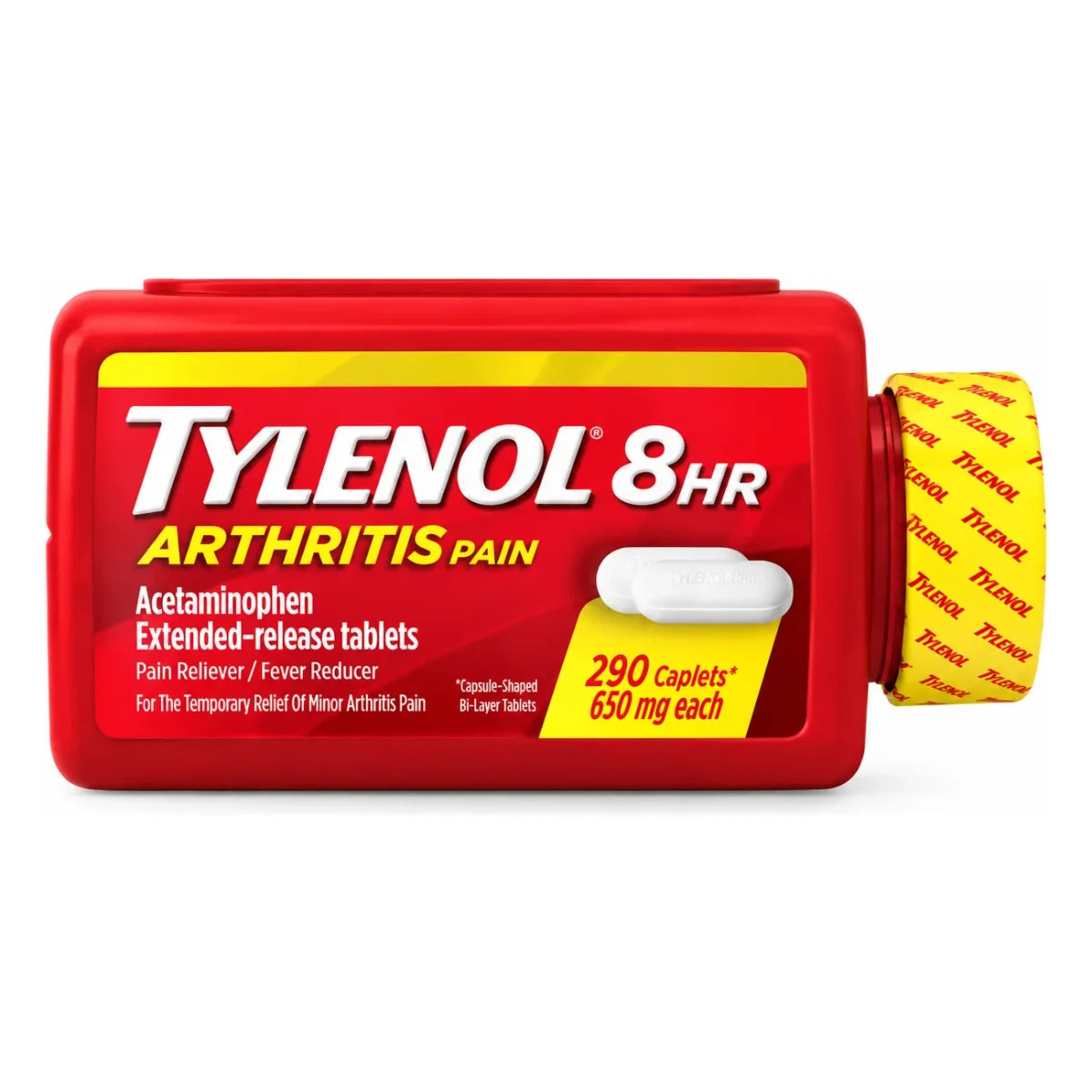 Tylenol para Artritis 650 mg 290 tabletas