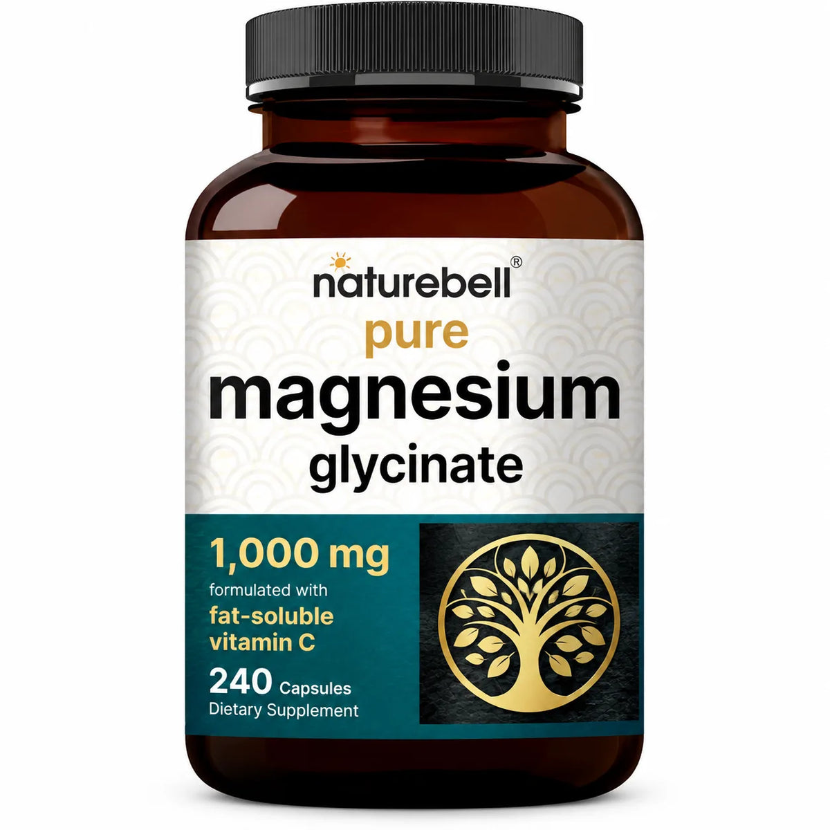 GLYCINATO DE MAGNESIO 1.000 MG X 240 CAP NATUREBELL