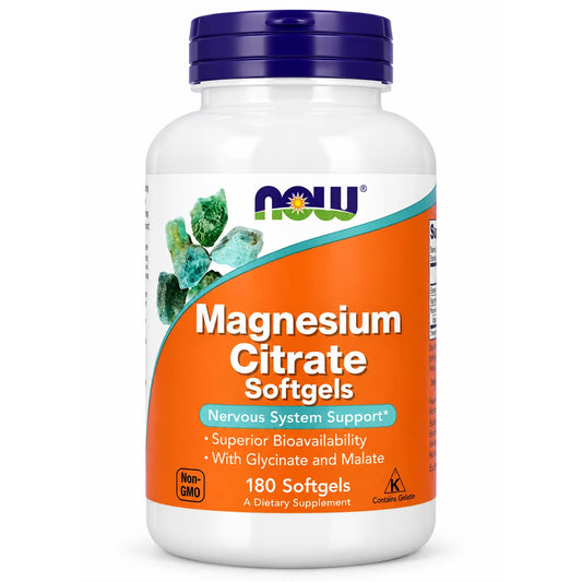 MAGNESIO CITRATO CON GLICINATO Y MALATO - NOW FOODS