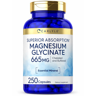 Magnesium Bisglycinate 665 mg 250 capsules Carlyle