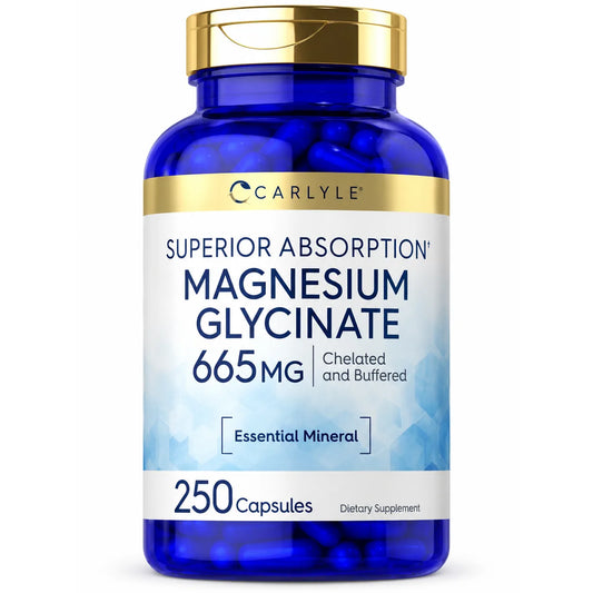 MAGNESIUM BISGLYCINATE 665 MG 250 CAPSULES CARLYLE