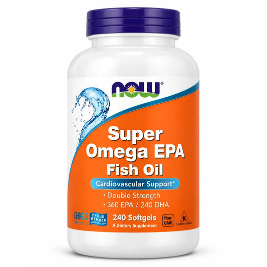 SUPER OMEGA EPA DOUBLE STRENGTH 240 SOFTGELS - NOW FOODS
