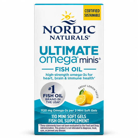 ULTIMATE OMEGA 1120 MG 110 MINI SOFTGELS NORDIC NATURALS