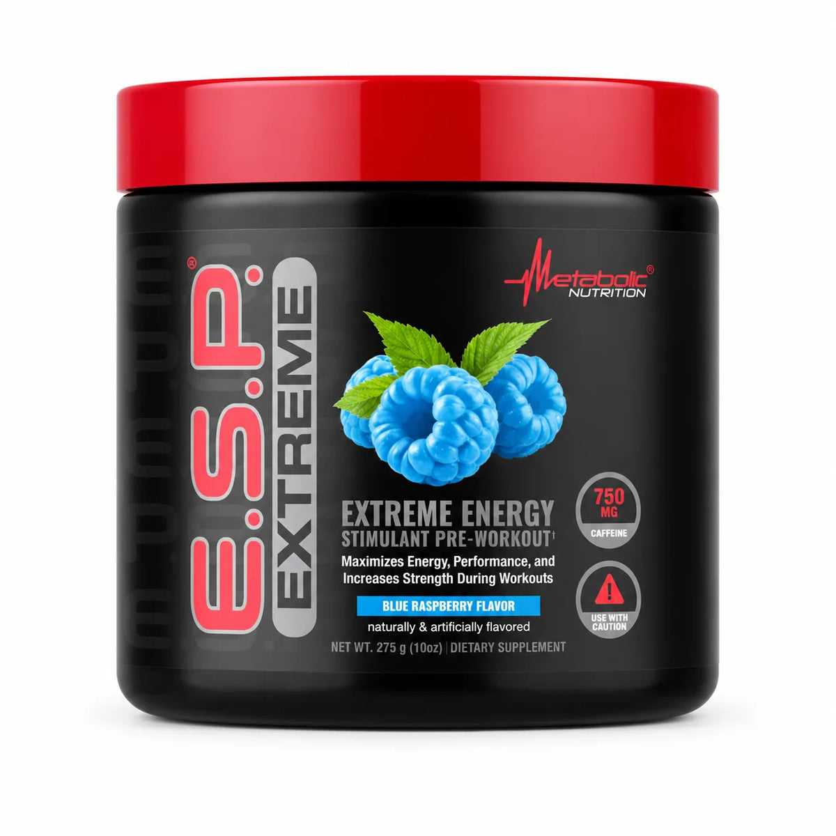ESP EXTREME PRE-WORKOUT BLUE 275 G / 50SERV - METABOLIC NUTRITION