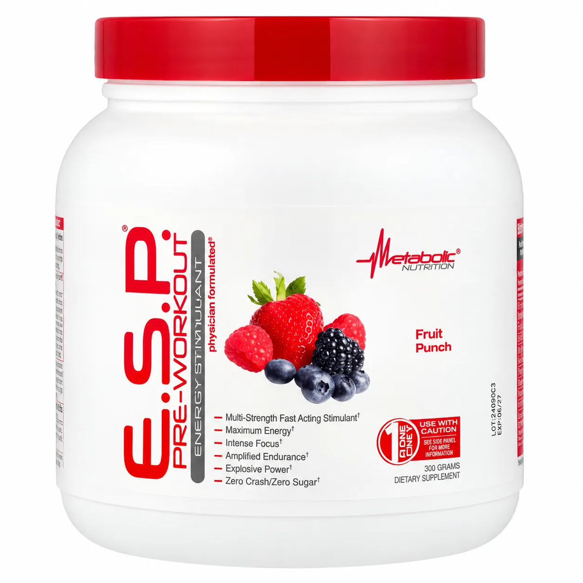 E.S.P. PRE-WORKOUT - METABOLIC NUTRITION