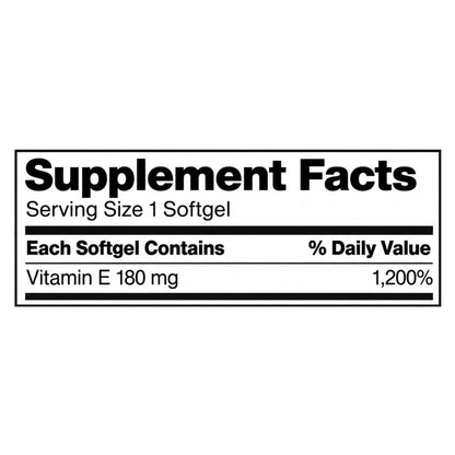 Vitamina e 400 UI 500 Cápsulas Blandas Kirkland Signature