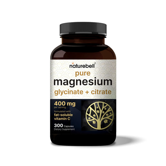Magnesio Glycinato + Citrato 300 cápsulas - NatureBell