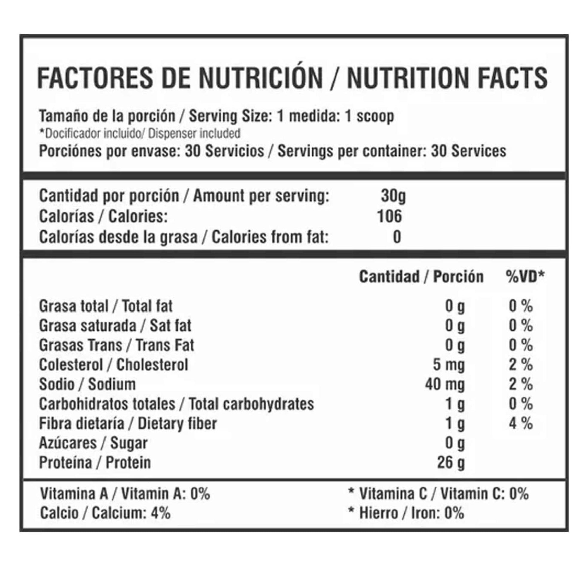 Whey Pure Fresa 1 LB